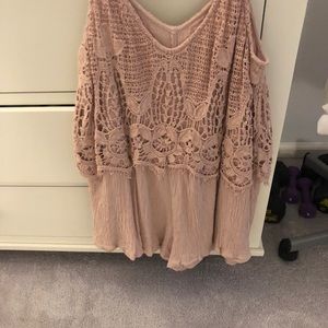 American Eagle Outfitters Other - American Eagle Blush Pink Romper American Eagle Outfitters Other - American Eagle Blush Pink Romper